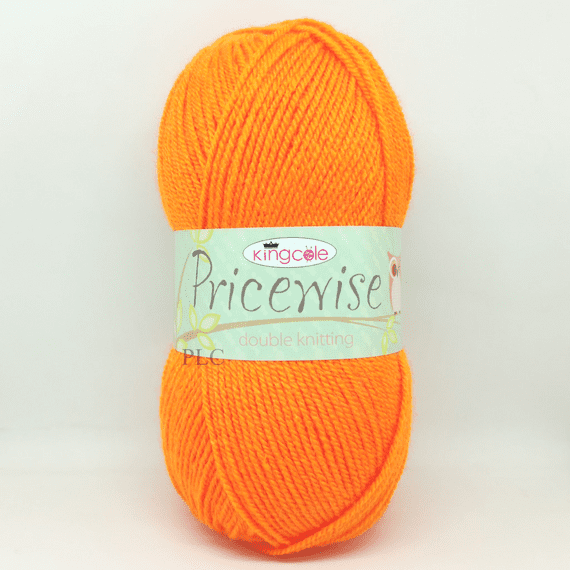 King Cole Pricewise DK Yarn 144 Orange