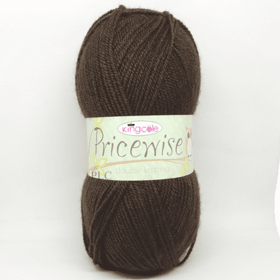 King Cole Pricewise DK Yarn 273 Chocolate Brown