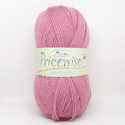 King Cole Pricewise DK Yarn 3024 Vintage Rose