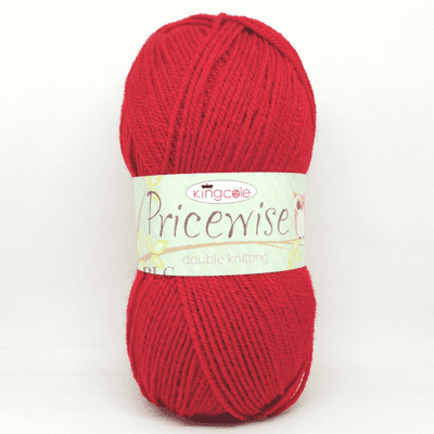 King Cole Pricewise DK Yarn 308 Cranberry Red