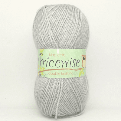 King Cole Pricewise DK Yarn 3101 Silver Grey