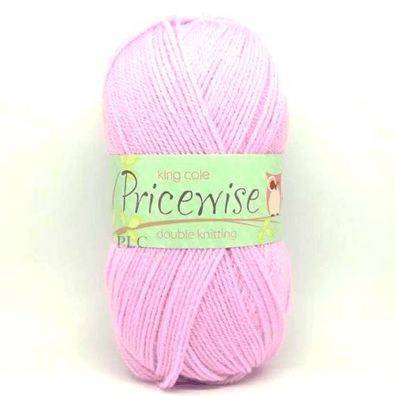 King Cole Pricewise DK Yarn 3208 Baby Lilac