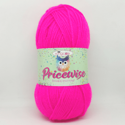 King Cole Pricewise DK Yarn 40 Candy Pink