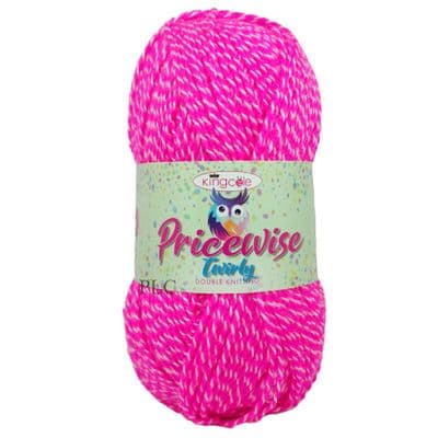 King Cole Pricewise Twirly DK 3975 Bubblegum