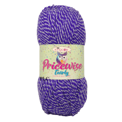 King Cole Pricewise Twirly DK Yarn 3972 Twirly Plum
