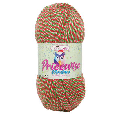 King Cole Pricewise Twirly DK Yarn 3973 Twirly Santa