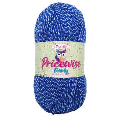 King Cole Pricewise Twirly DK Yarn 3974 Blueberry
