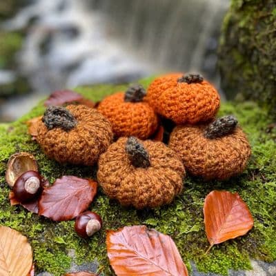 King Cole Pumpkins Halloween Crochet Pattern FREE