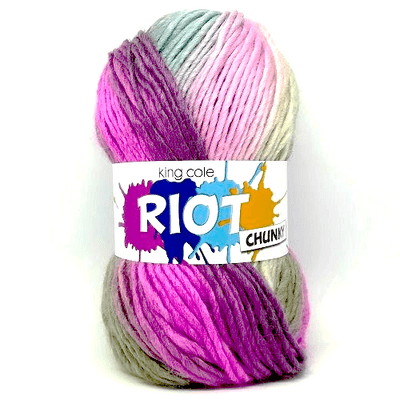 658 Riot Chunky Chunky Yarn & Wool – Thick, Cosy Yarn for Knitting & Crochet