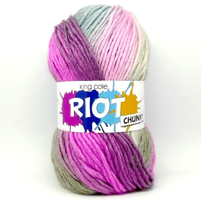 King Cole Riot Chunky Yarn 3179 Heather
