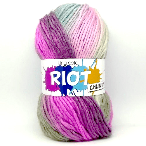 King Cole Riot Chunky Yarn 3179 Heather