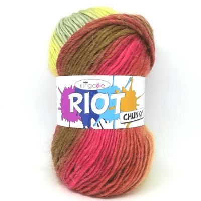 King Cole Riot Chunky Yarn 3345 Apple Crumble
