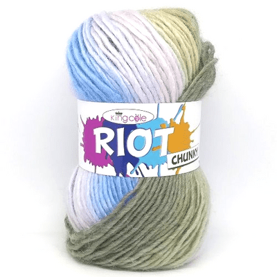 King Cole Riot Chunky Yarn 3346 Ocean