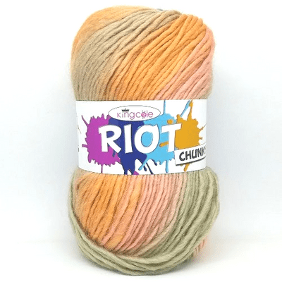 King Cole Riot Chunky Yarn 3348  Toffee