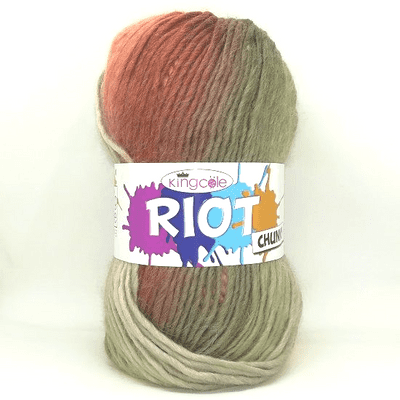 King Cole Riot Chunky Yarn 3436 Pink Gin