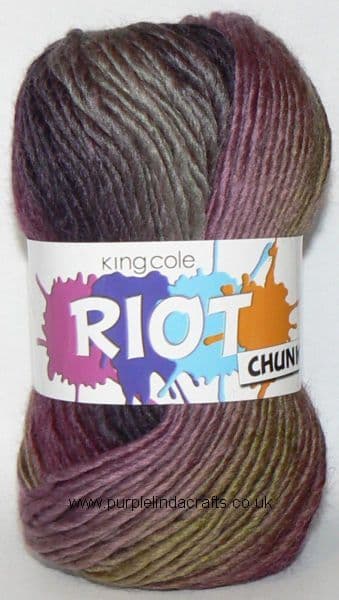 King Cole Riot Chunky Yarn 658 Moors