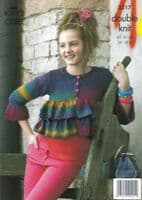 King Cole Riot Top Cardigan Knitting Pattern 3217