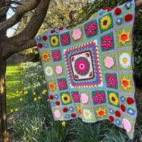King Cole Say It With Flowers CAL – Crochet Along DK Yarn Pack Kit