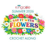 King Cole Say It With Flowers CAL – Crochet Along DK Yarn Pack Kit