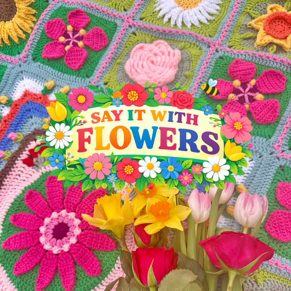 King Cole Say It With Flowers CAL – Crochet Along DK Yarn Pack Kit