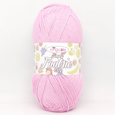 King Cole Simply Footsie 4Ply 5222 Pink Grapefruit