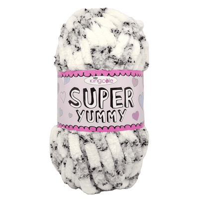 King Cole Super Yummy 4870 White Fleck REDUCED