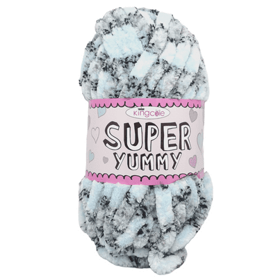 King Cole Super Yummy 4872 Blue Fleck REDUCED