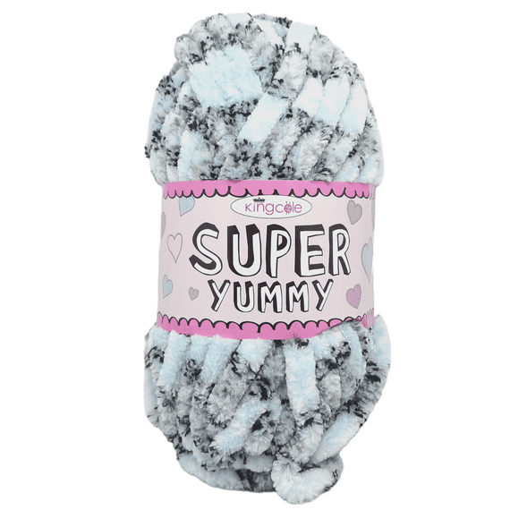 King Cole Super Yummy 4872 Blue Fleck REDUCED