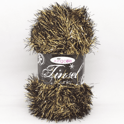 King Cole TINSEL Chunky 227 Bronze Eyelash Yarn DISCONTINUED
