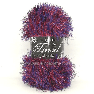 King Cole TINSEL Chunky 3065 Rocket Eyelash Yarn