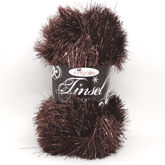 King Cole Tinsel Chunky Yarn 1585 Copper