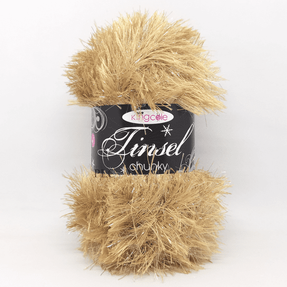 King Cole Tinsel Chunky Yarn 1860 Latte