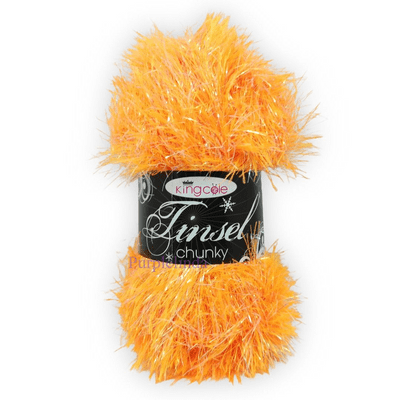 King Cole Tinsel Chunky Yarn 1991 Orangutan