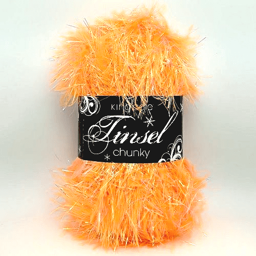 King Cole TINSEL Chunky 1991 Orangutan Orange