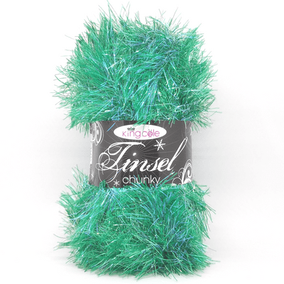 King Cole Tinsel Chunky Yarn 3472 Mistletoe