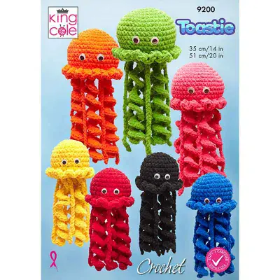 King Cole Toastie Jellyfish 9200 Crochet Pattern