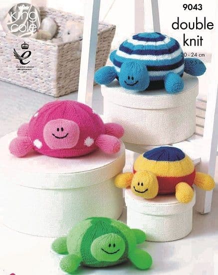 King Cole TORTOISES Knitting Pattern 9043