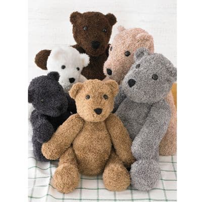 King Cole Truffle Bear Knitting Pattern 9134