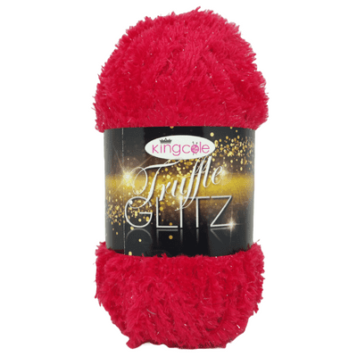 King Cole Truffle Glitz Yarn 5423 Red