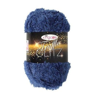 King Cole Truffle Glitz Yarn 5424 Navy