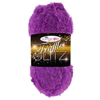 King Cole Truffle Glitz Yarn 5425 Regal (Purple)