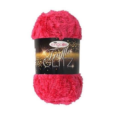 King Cole Truffle Glitz Yarn 5427 Pink