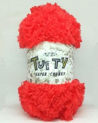 King Cole Tufty Super Chunky 2792 Red DISCONTINUED