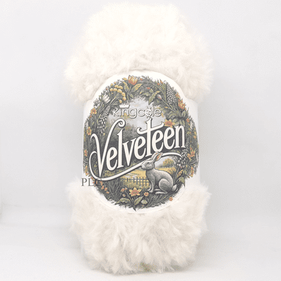 King Cole Velveteen Super Chunky Yarn 6120 Snow