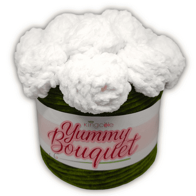King Cole Yummy Bouquet 6820 White Rose