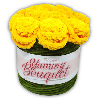 King Cole Yummy Bouquet 6822 Yellow Rose