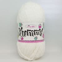 King Cole Yummy Chenille Baby Yarn 2209 White