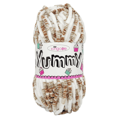 King Cole Yummy Chenille Baby Yarn 2210 Cappuccino