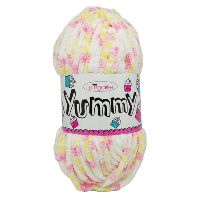 King Cole Yummy Chenille Baby Yarn 2214 Battenberg