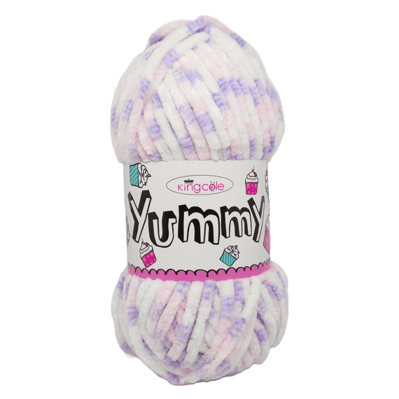 King Cole Yummy Chenille Baby Yarn 2217 Cupcake